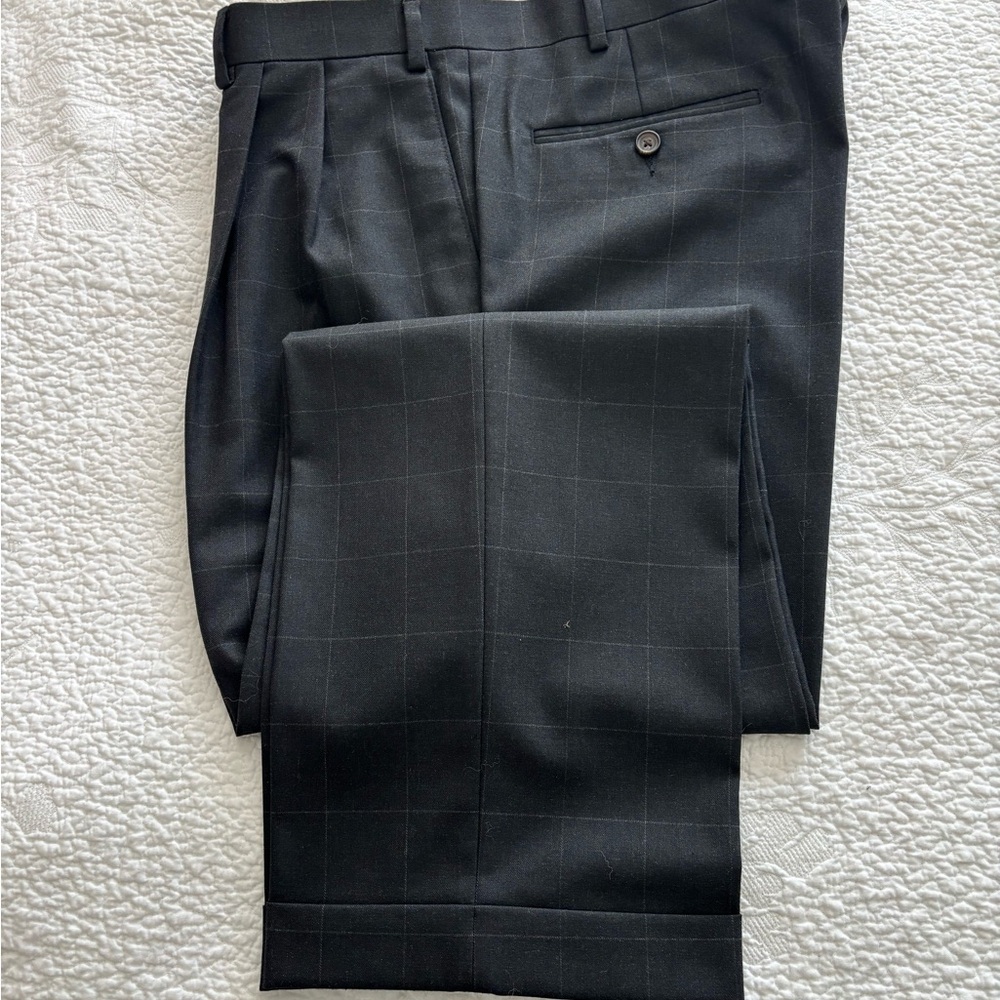 Ralph Lauren Black Checkered Men's Pants